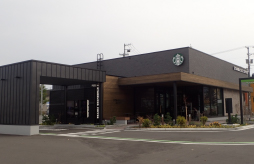 北海道札幌市　ドラックストア・コーヒー店