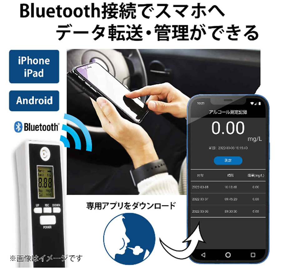 スマホで管理が簡単