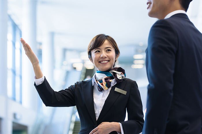 来訪者の対応なども可能